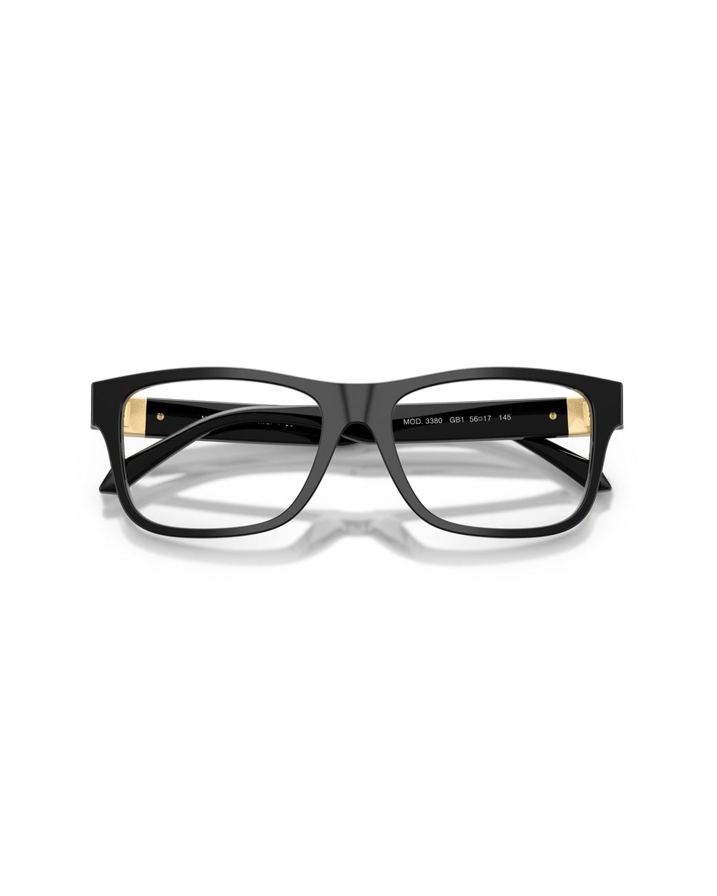 Versace Black Ve3380 Gb1 Optical Frames Acetate Squared Normal for men