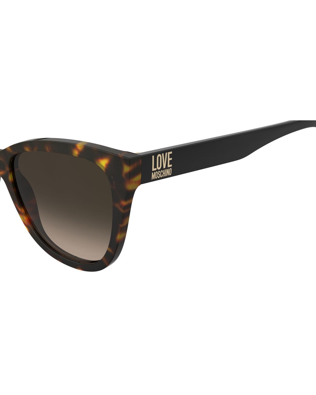 Moschino Black Mol097/S 086/Ha Sunglasses Acetate Cat Eye Normal Shaded