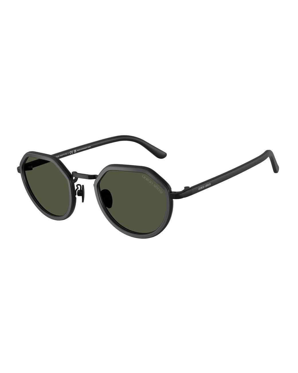 Giorgio Armani Black Ar6181 300131 Sunglasses Metal Round Normal for men