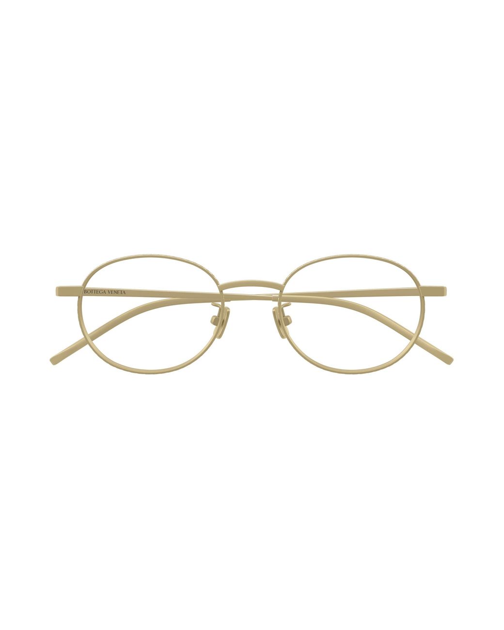 Bottega Veneta Black Bv1426Oa 001 Optical Frames Titanium Transparent Round