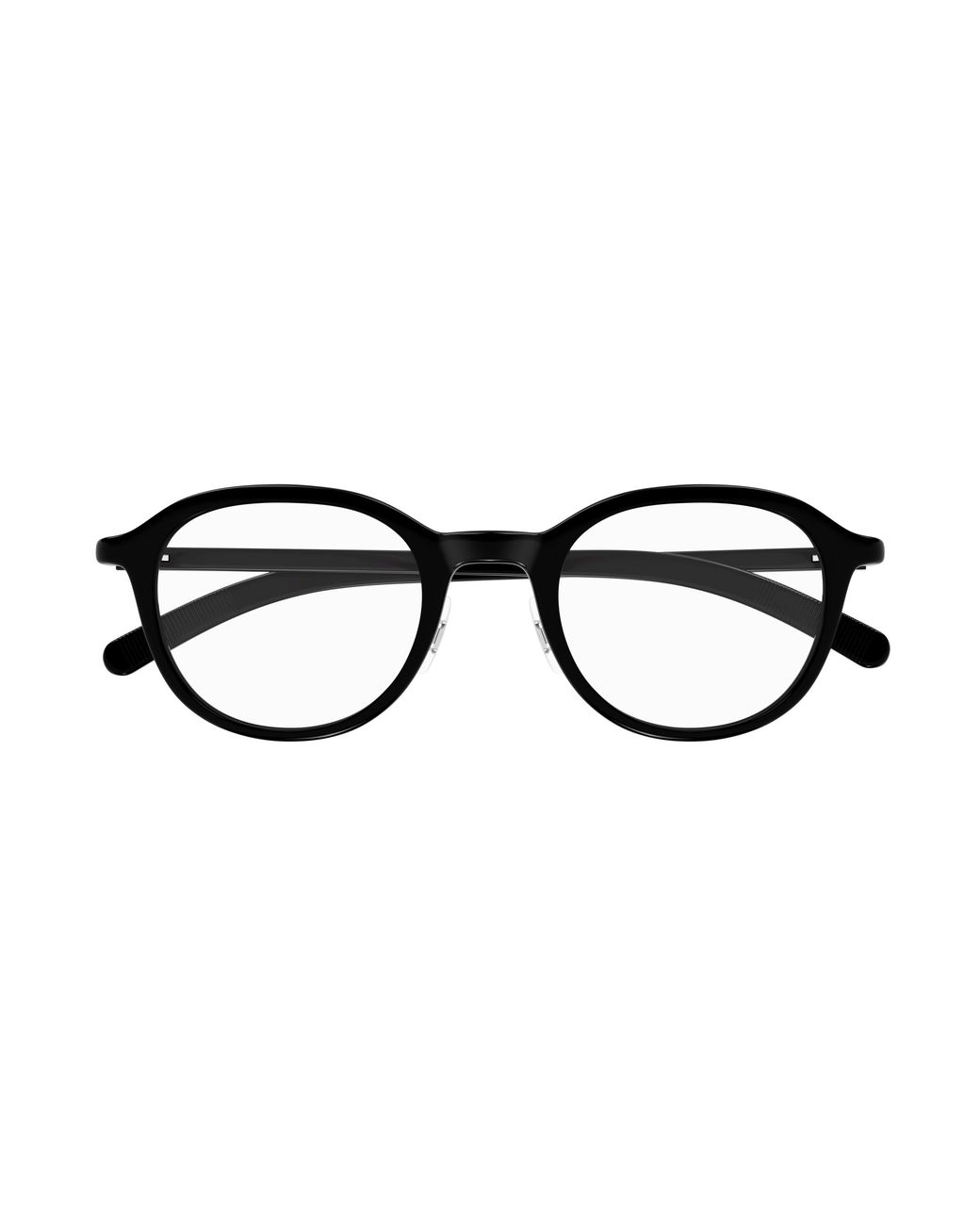 Montblanc Black Mb0419Oj 001 Optical Frames Transparent Round for men