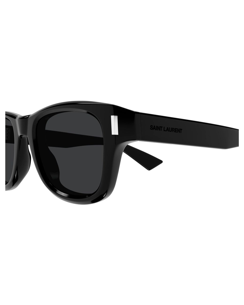Saint Laurent Black Sl 801 001 Sunglasses Acetate Round for men