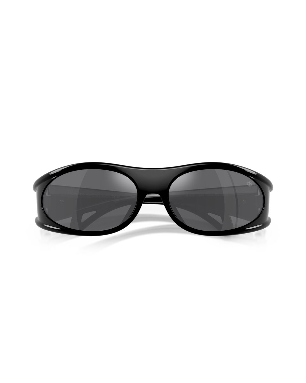 Moncler Black Me8021 50016G Sunglasses Injected Round Mirror