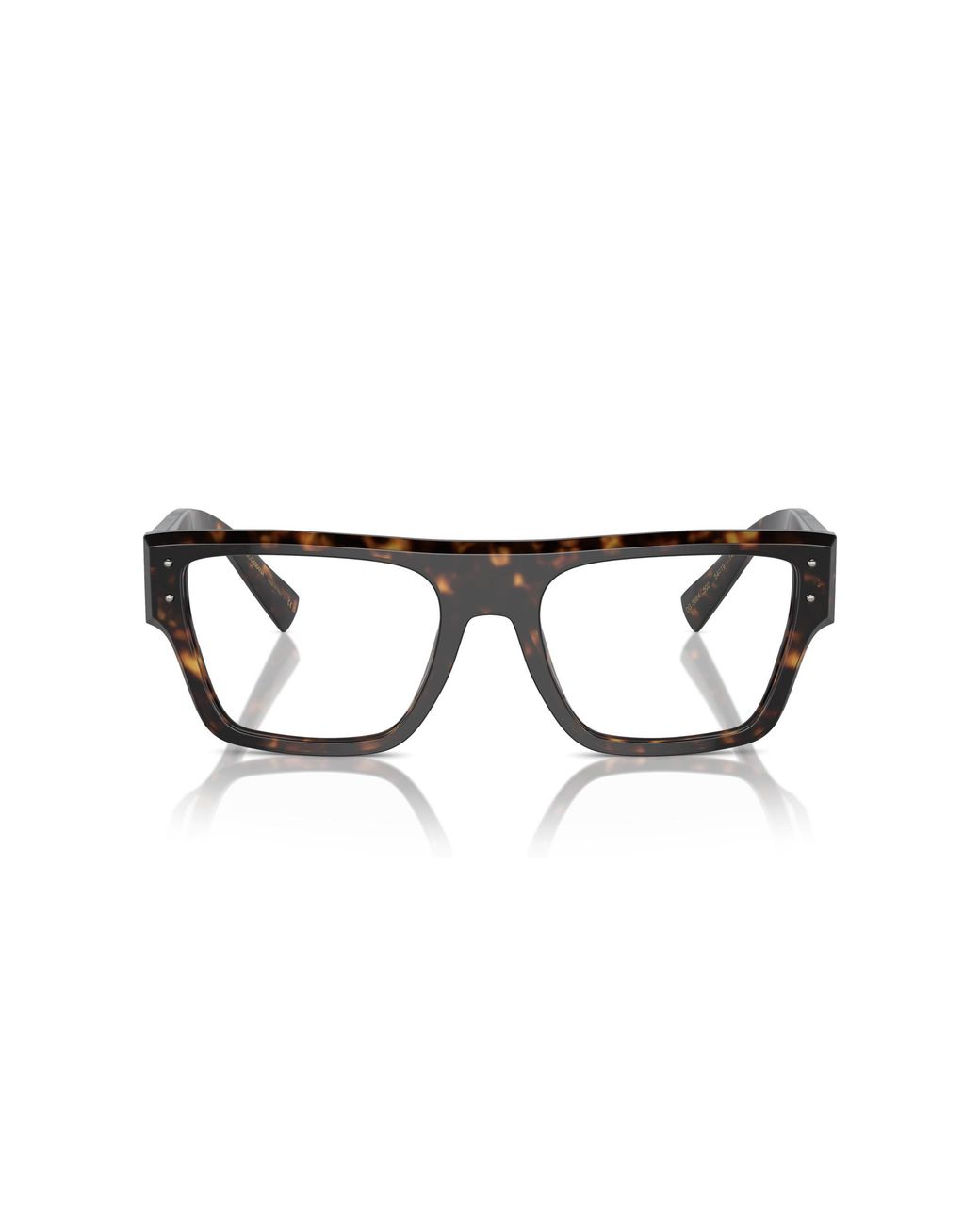Dolce & Gabbana Black Dg3384 502 Optical Frames Acetate Transparent Squared Normal for men