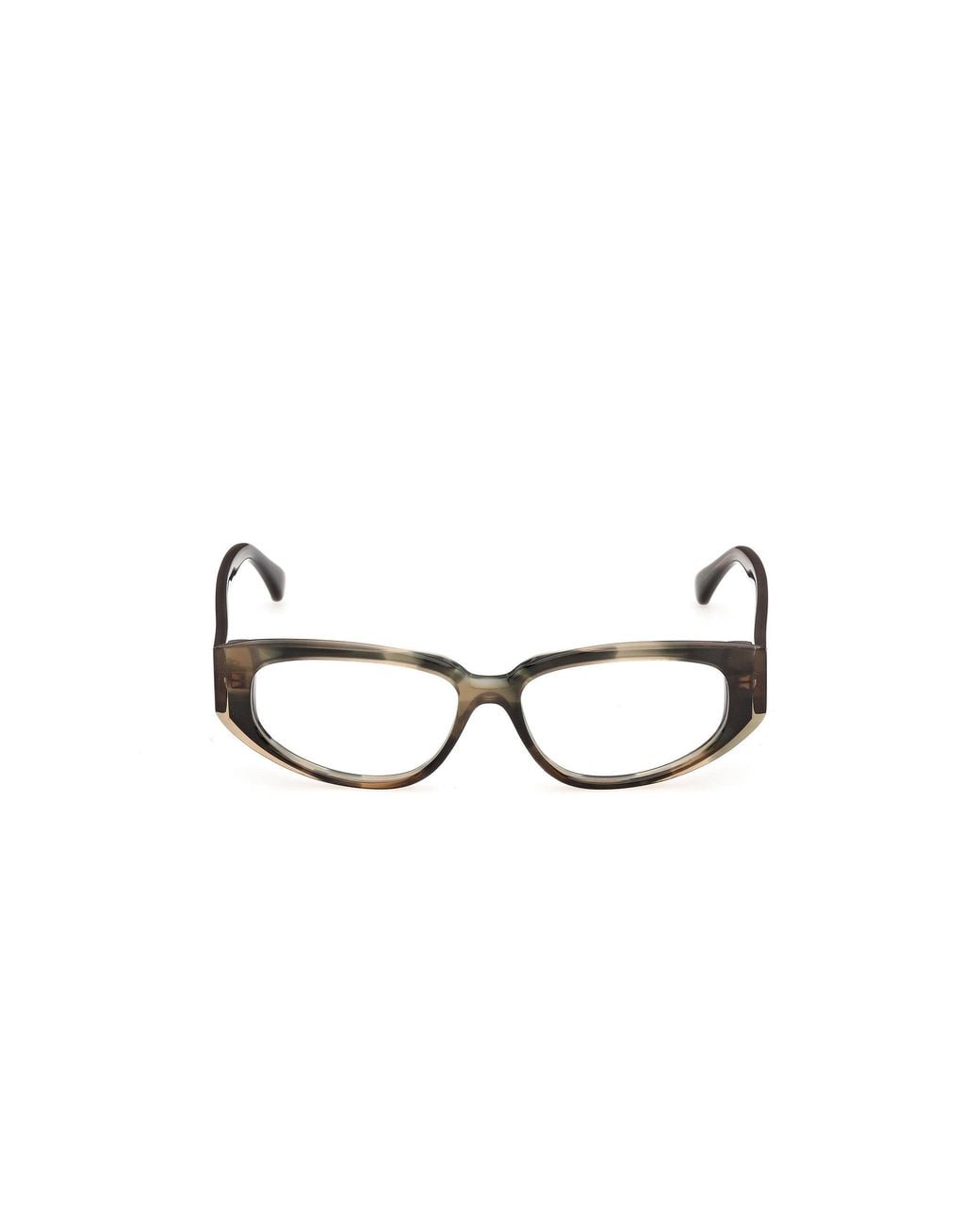 Max Mara Black Mm5258 55 Optical Frames Acetate Geometric Normal