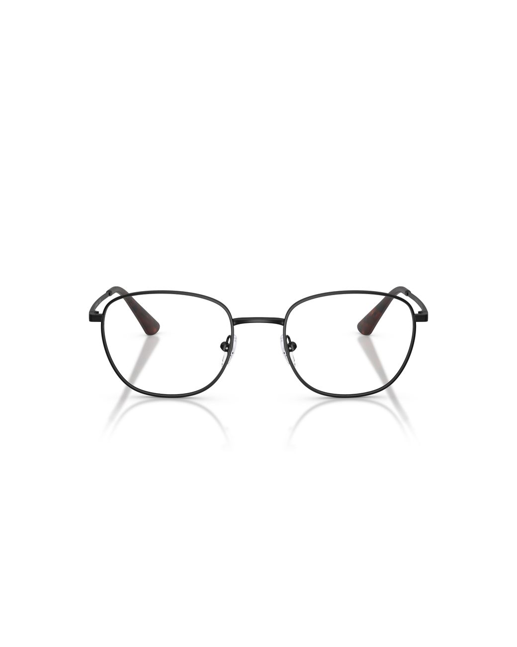 Emporio Armani Black Ea1191 3001 Optical Frames Metal Transparent Round Normal for men