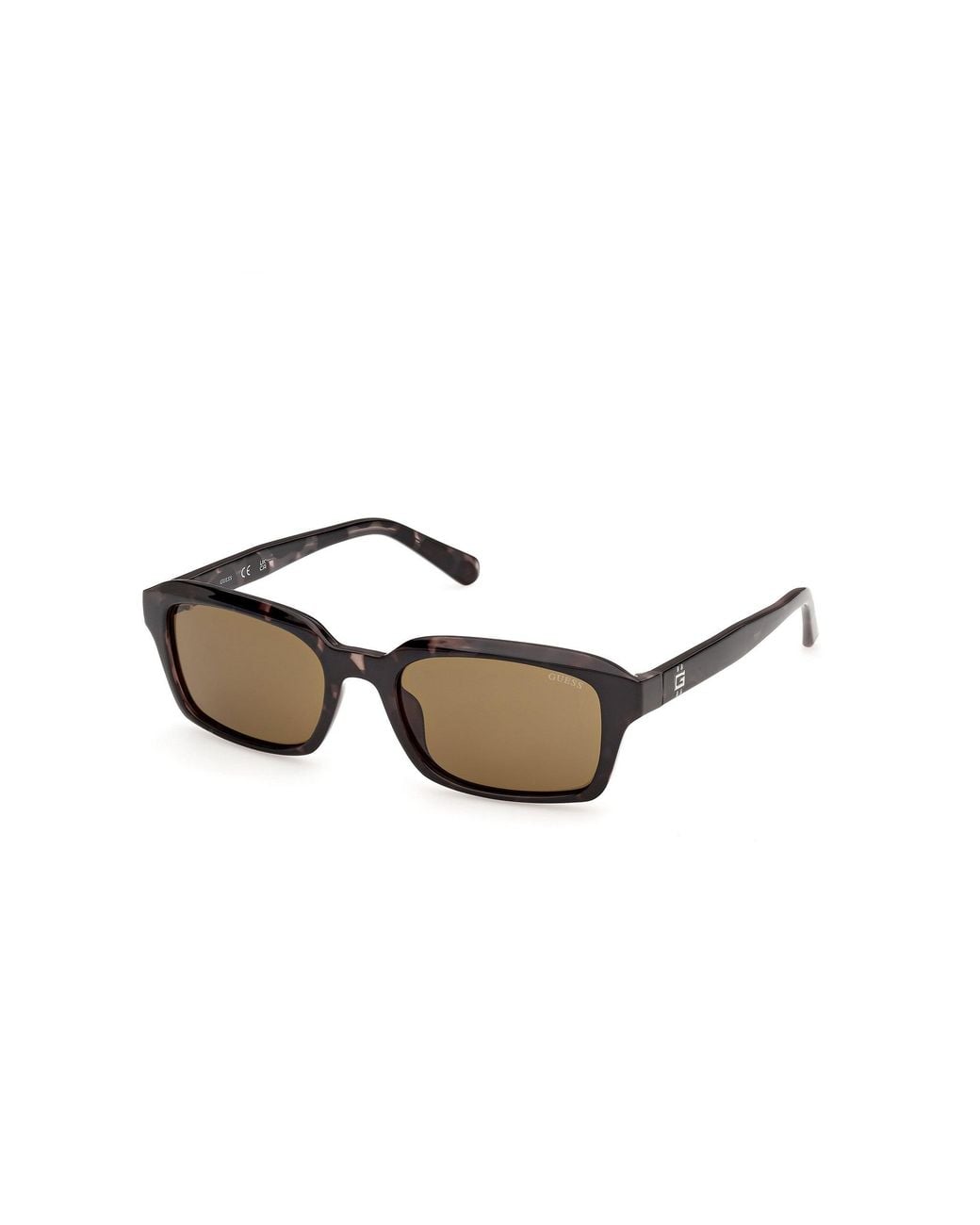 Guess Black Gu00365 20E Sunglasses Injected Squared Normal for men