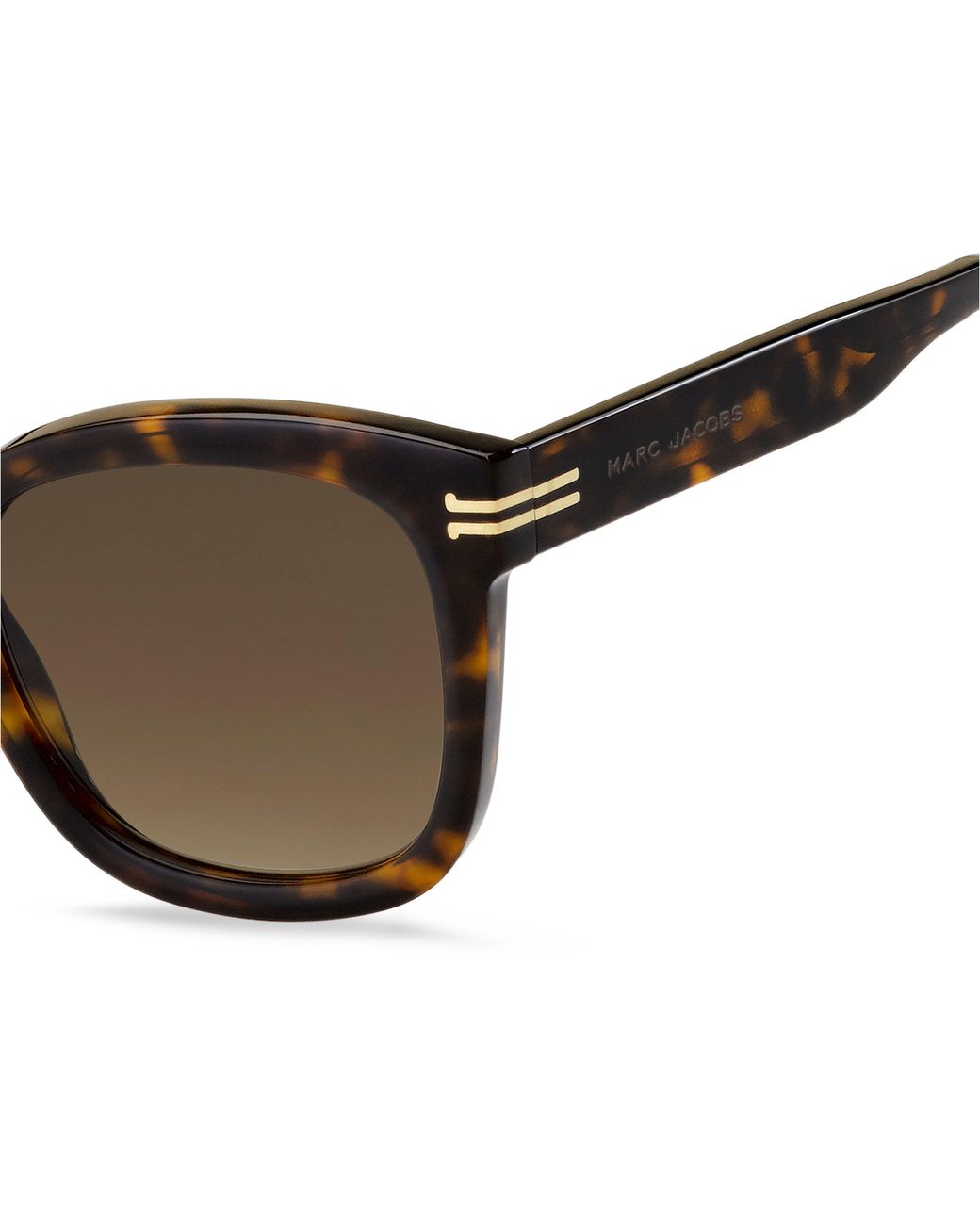 Marc Jacobs Black Mj 1012/S Wr9/Ha Sunglasses Acetate Squared Shaded