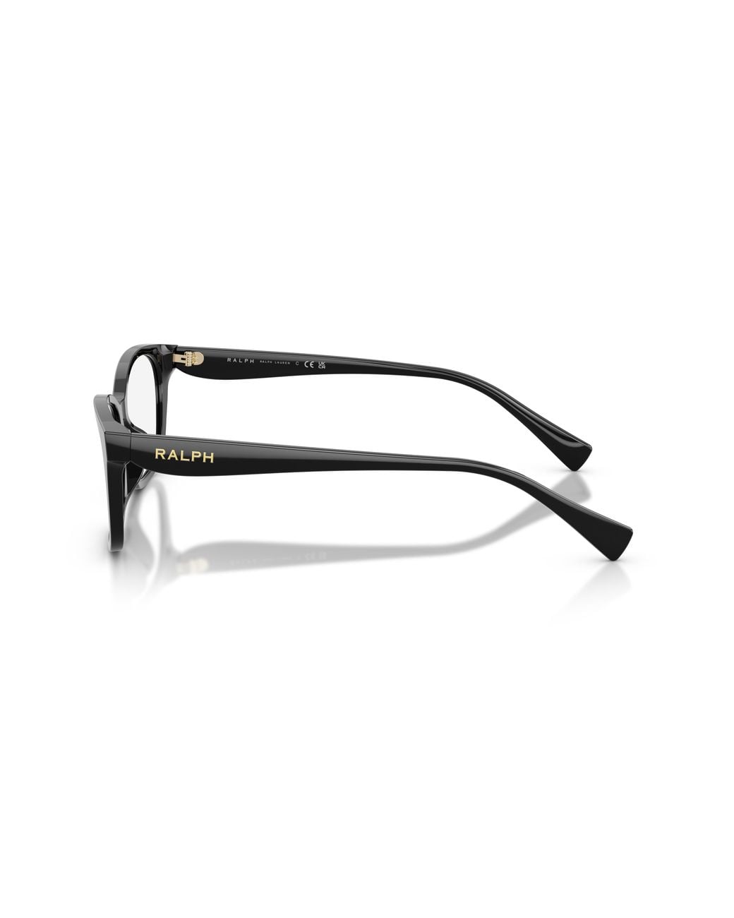 Ralph Lauren Black Ra7202U 5001 Optical Frames Acetate Transparent Geometric Normal