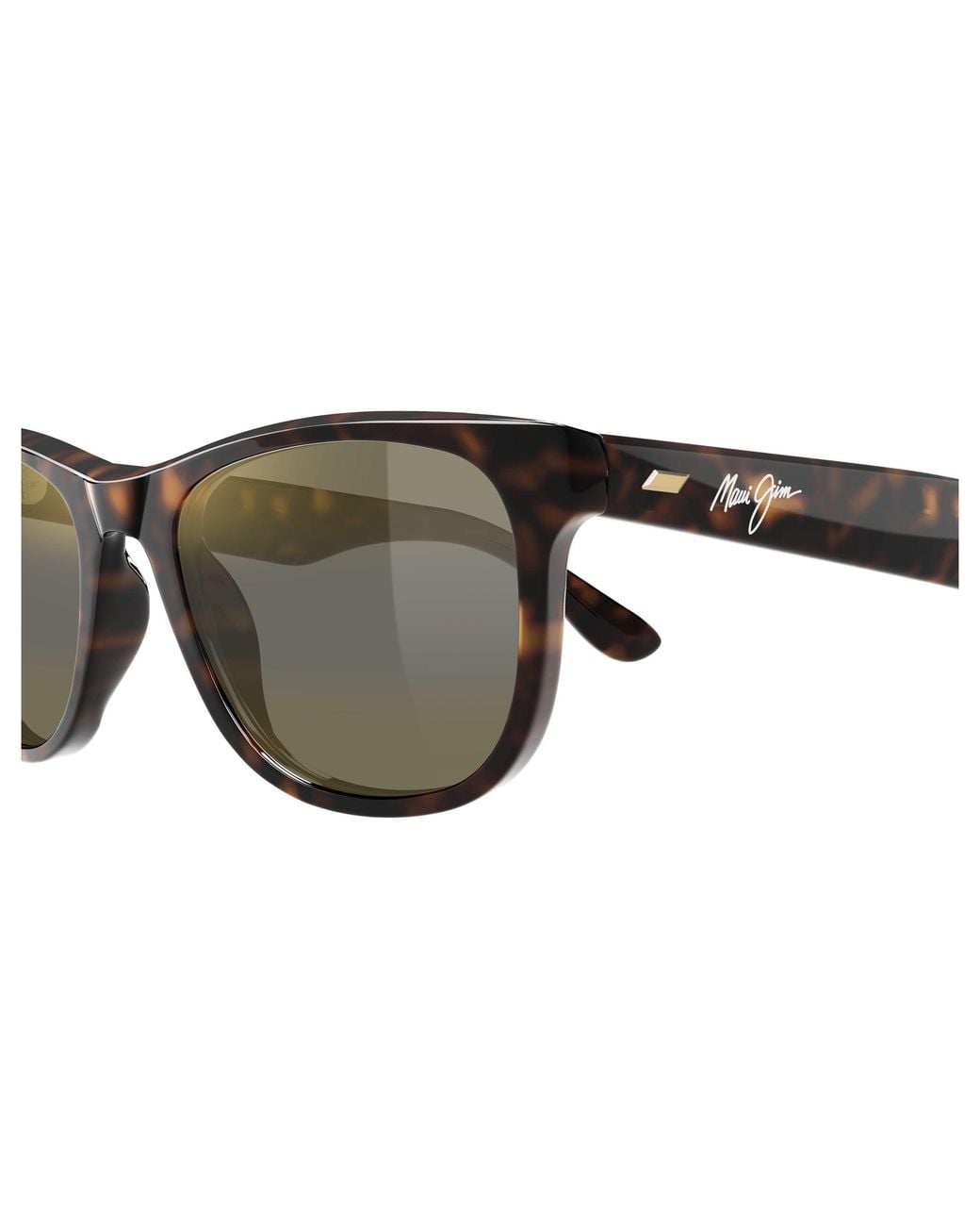 Maui Jim Black Mj0693S 002 Occhiali Da Sole Acetato Bronzo Squadrata