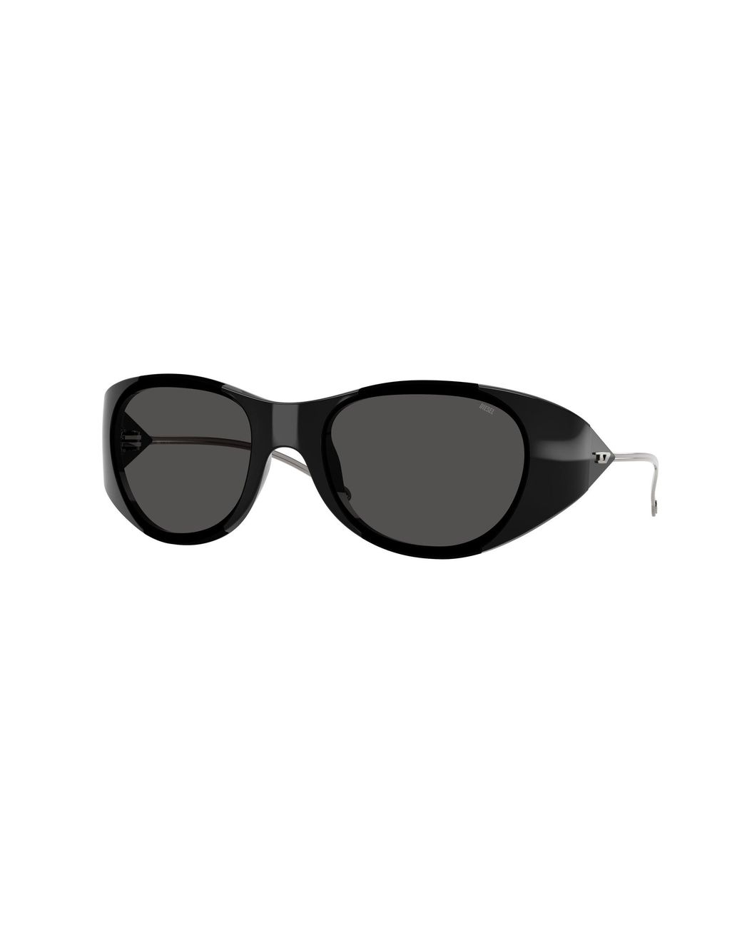 DIESEL Black Dl3003 501/87 Sunglasses Injected Round Normal