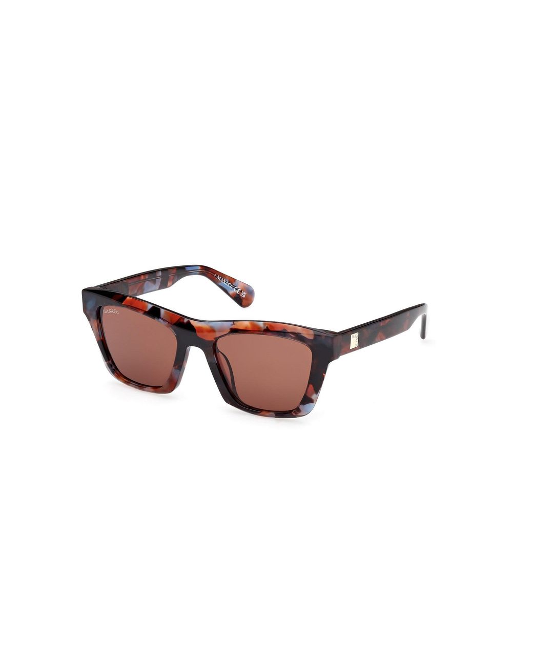 MAX&Co. Black Mo0145 54E Sunglasses Acetate Squared Normal