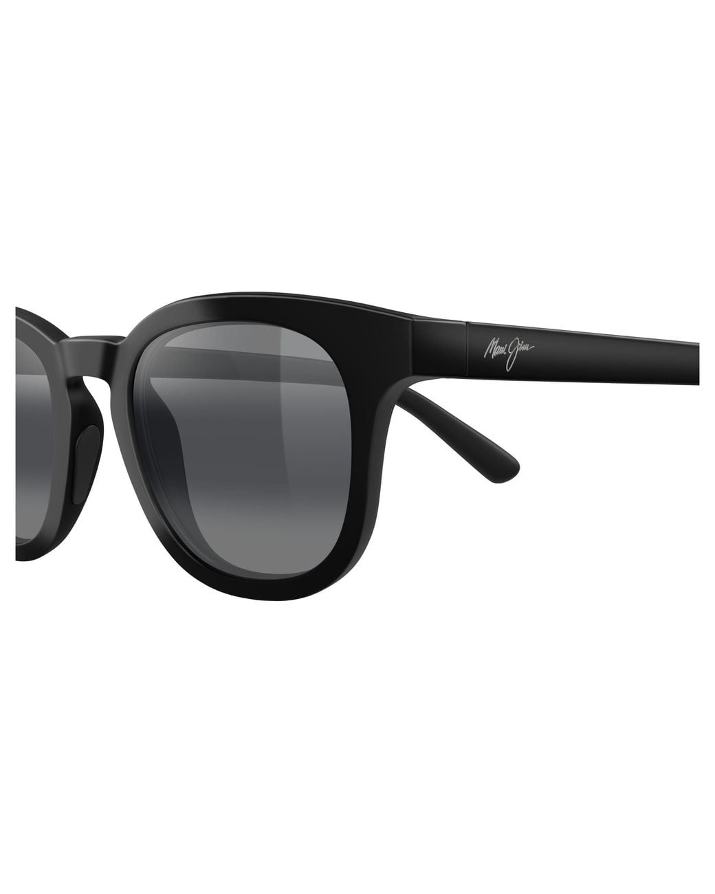 Maui Jim Black Mj0737S 007 Occhiali Da Sole Bio-Iniettato Grigio Rotonda
