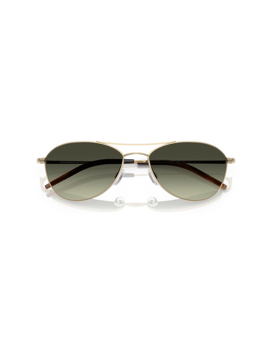 Oliver Peoples Black Ov1358S Aero Ii 5035Bh Sunglasses Steel G15 Pilot Normal