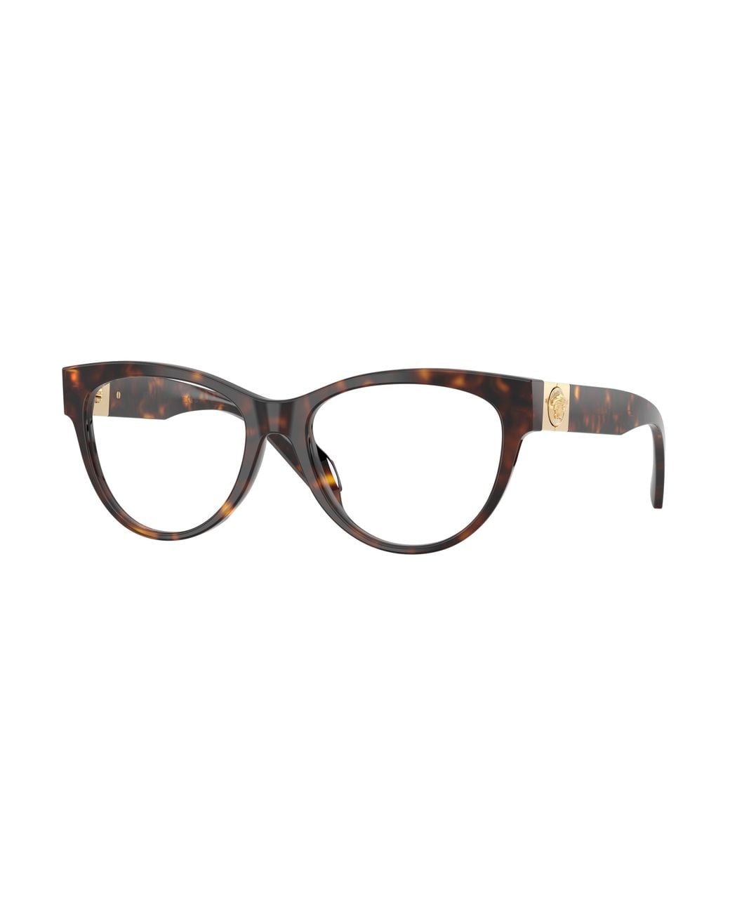 Versace Black Ve3402U 108 Optical Frames Acetate Transparent Cat Eye Normal
