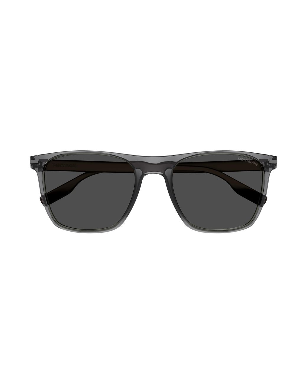 Montblanc Black Mb0248S 004 Sunglasses Acetate Squared Normal for men