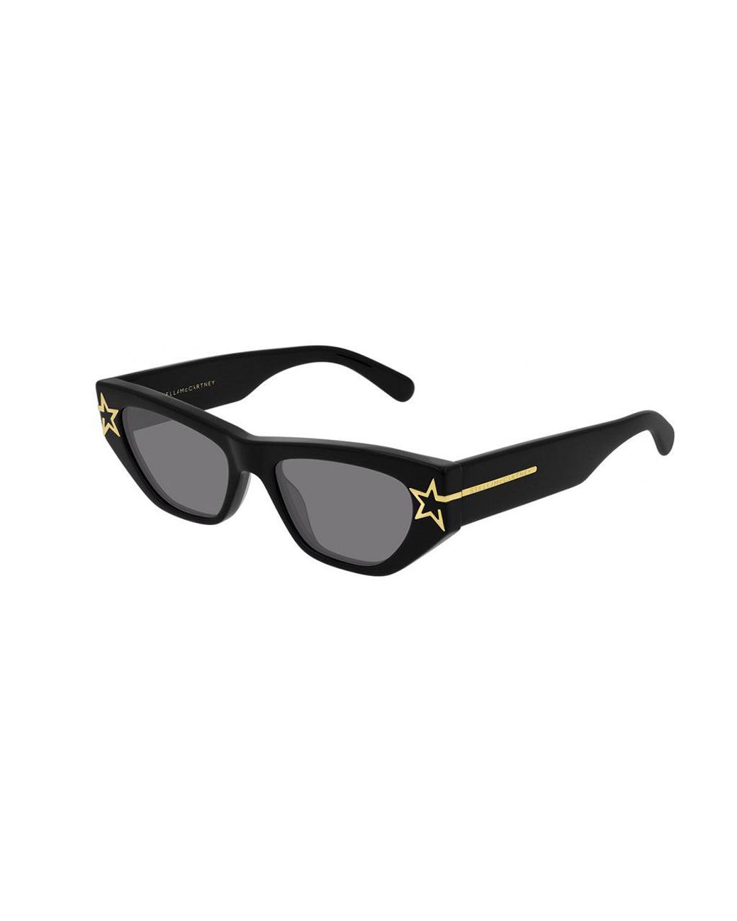 Stella McCartney Black Sc0209S 001 Outlet Sunglasses Acetate Cat Eye Normal