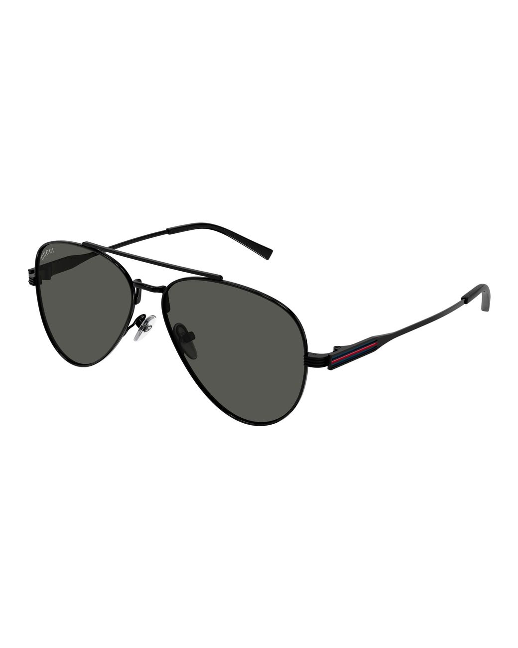 Gucci Black Gg1874S 001 Sunglasses Metal Pilot for men