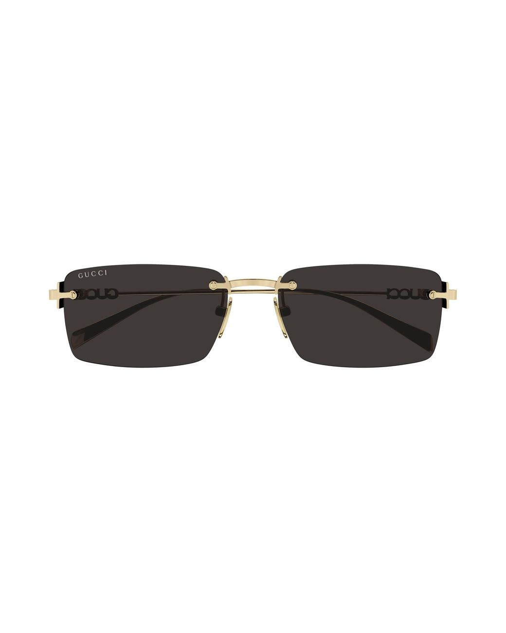 Gucci Black Gg1941S 001 Sunglasses Metal Squared for men