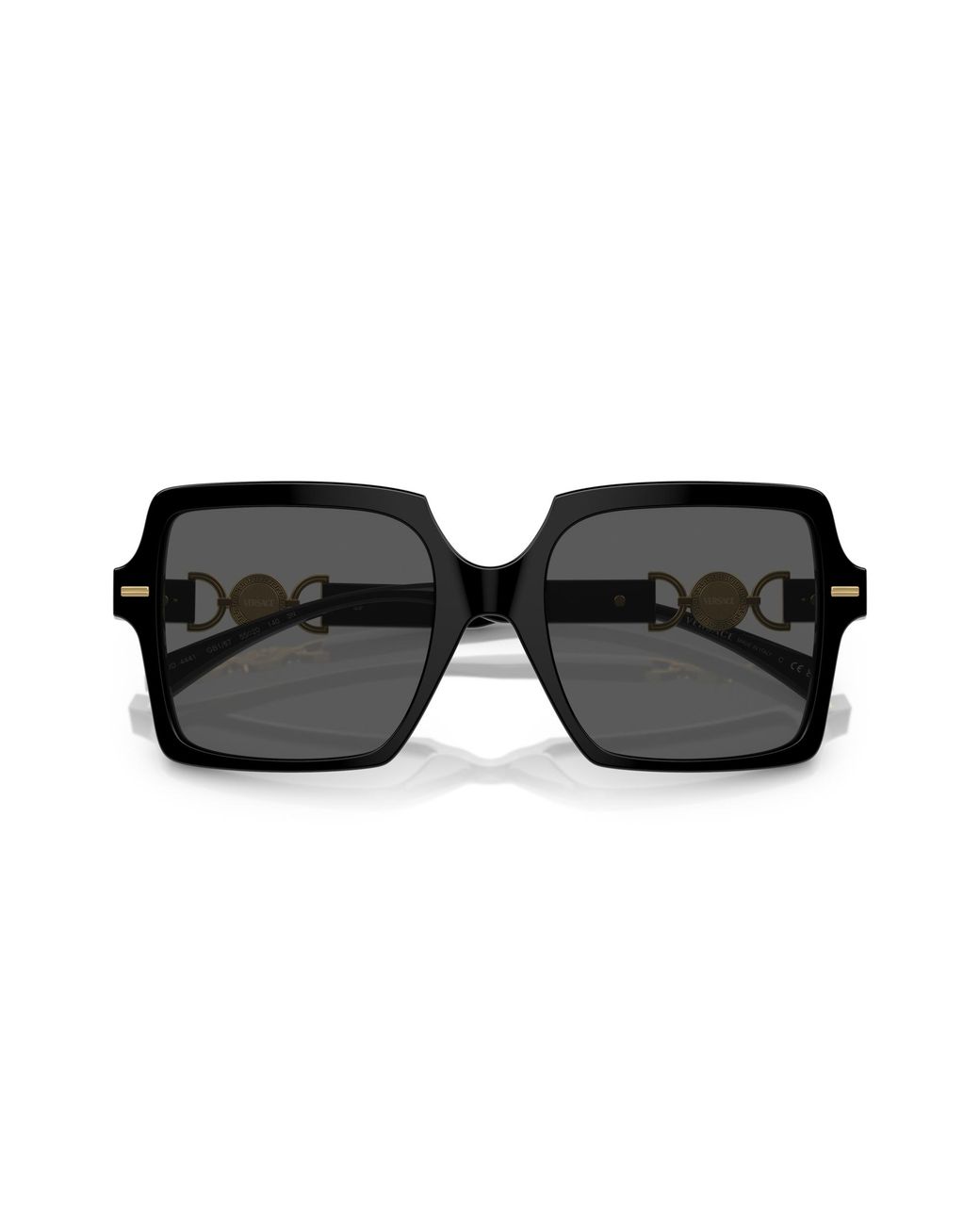 Versace Black Ve4441 Gb1/87 Sunglasses Acetate Squared Normal