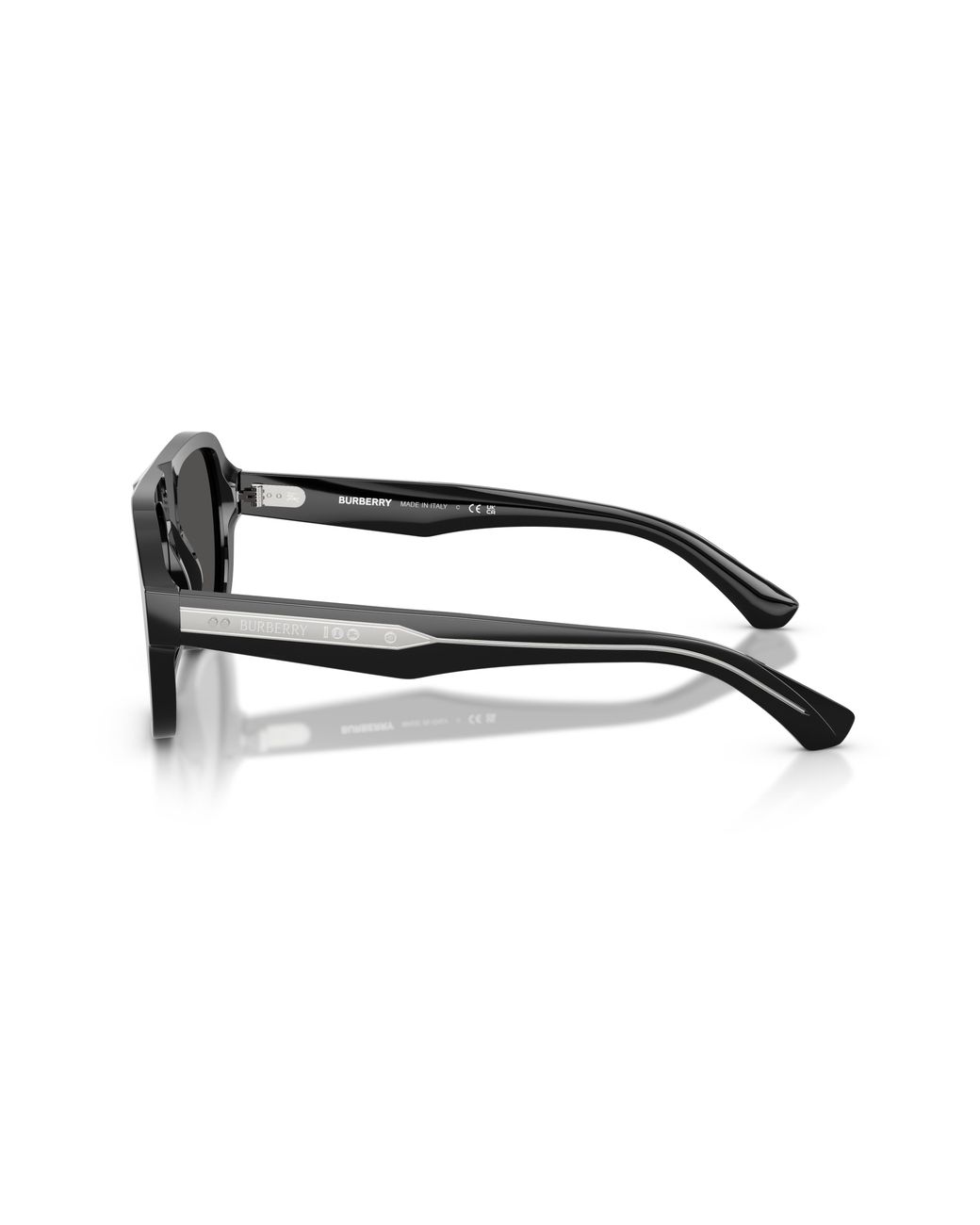 Burberry Black Be4478 420687 Sunglasses Acetate Pilot Normal for men