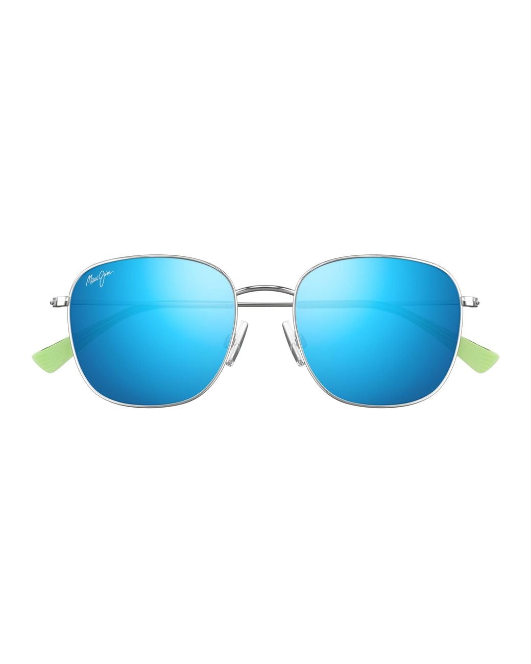 Maui Jim Black Mj0657Sa 003 Occhiali Da Sole Metallo Blu Squadrata