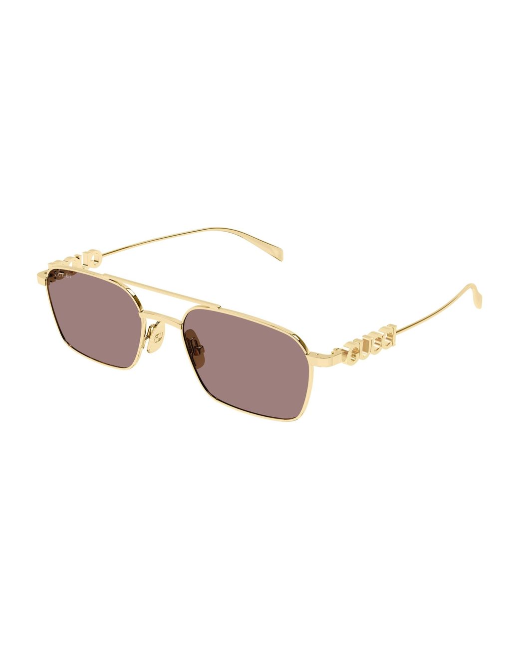 Gucci Black Gg1804S 003 Sunglasses Metal Squared