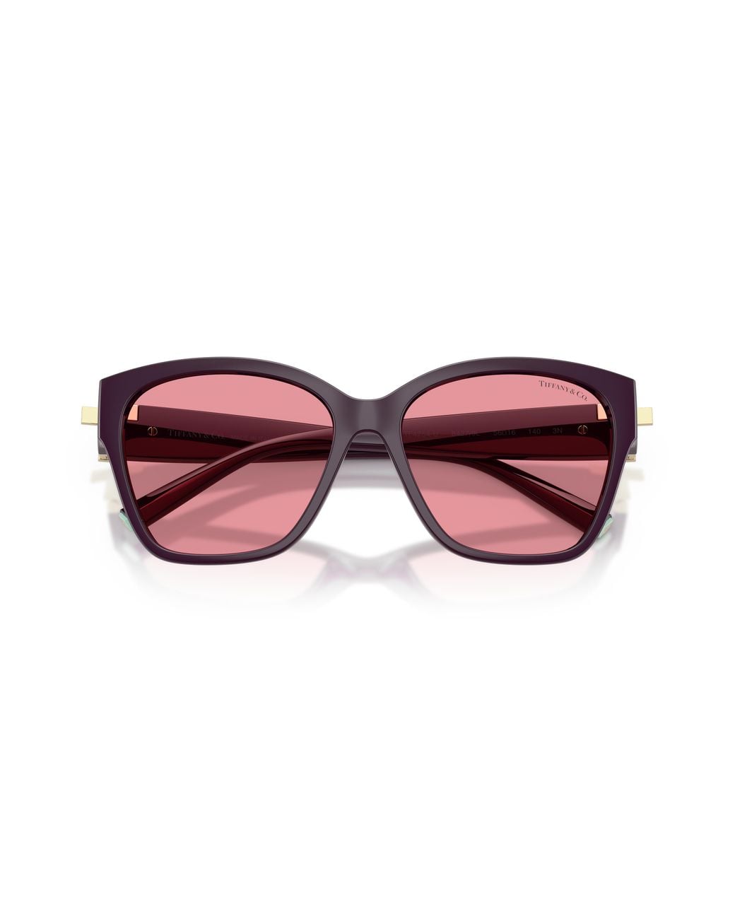 Tiffany & Co Black Tf4254U 84279L Sunglasses Injected Squared Mirror