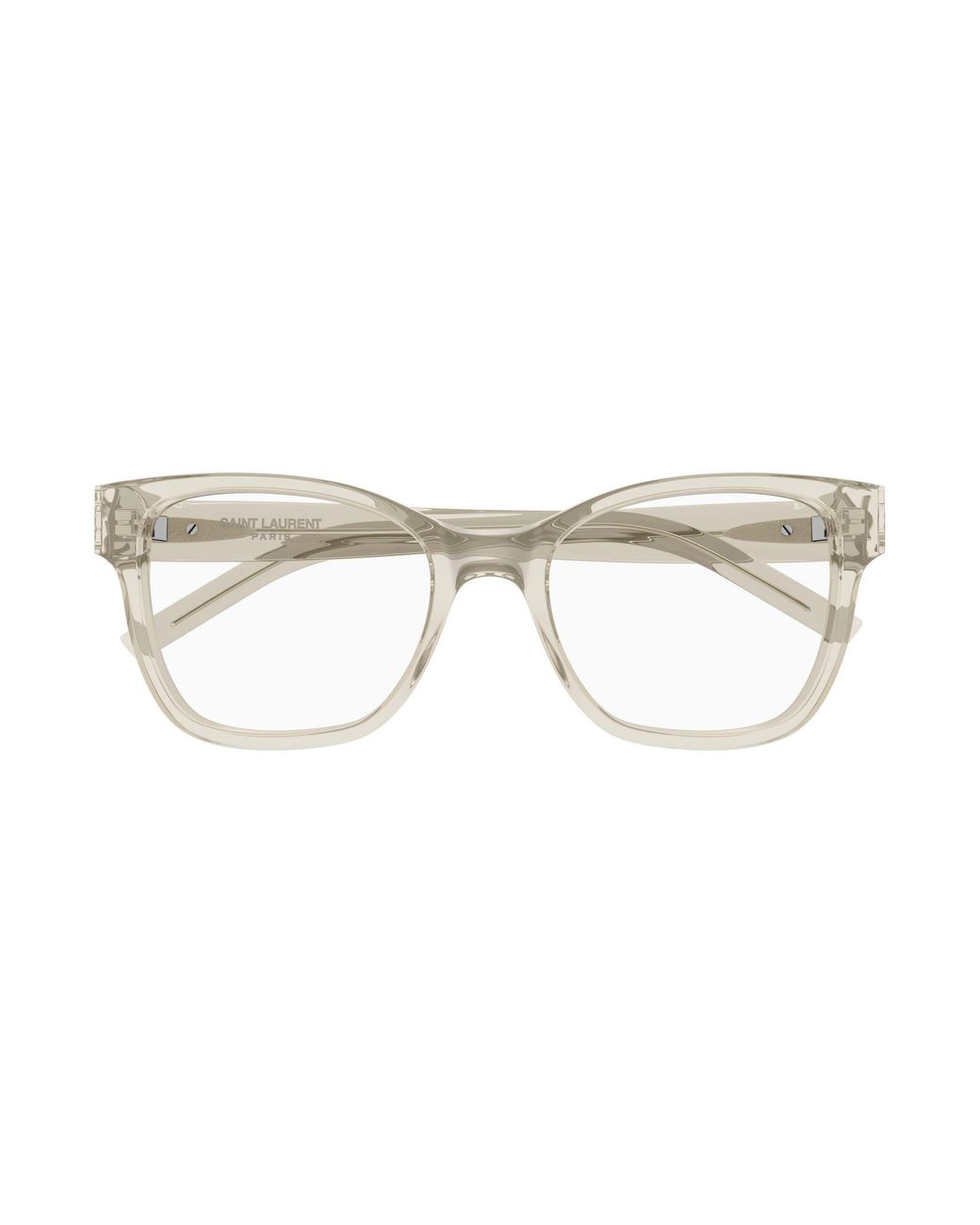 Saint Laurent Black Sl M158 010 Optical Frames Acetate Transparent Cat Eye Antiriflesso