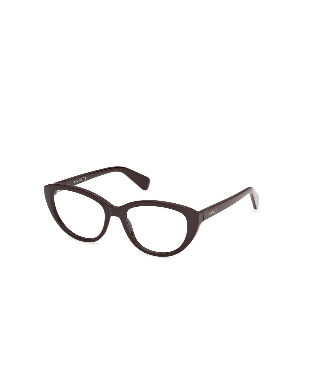 MAX&Co. Black Mo5243 48 Optical Frames Injected Round Normal