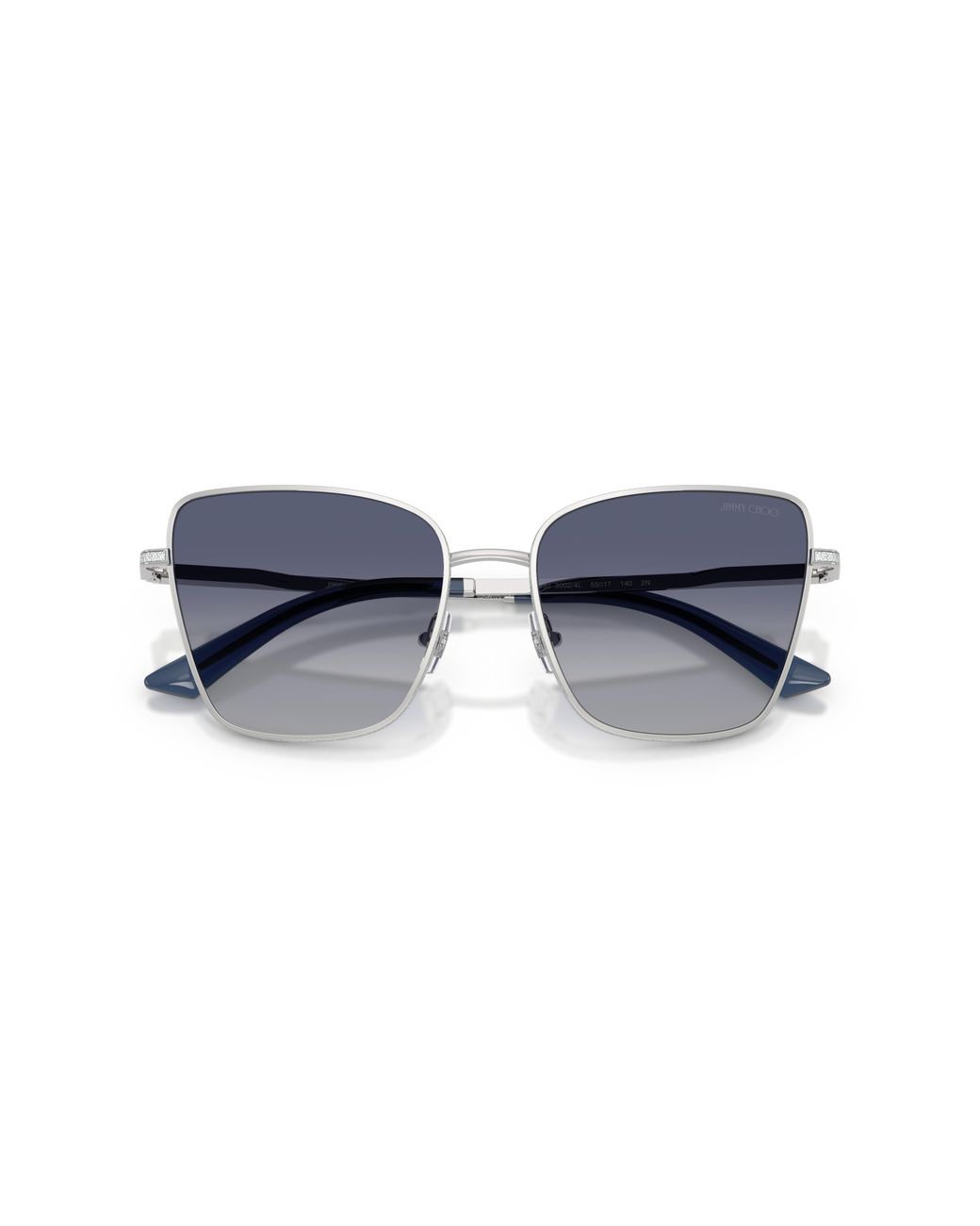 Jimmy Choo Black Jc4023J 30024L Sunglasses Metal Squared Normal Shaded
