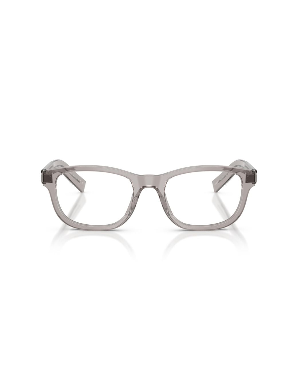 Prada Black Pr D16V 10J1O1 Optical Frames Acetate Transparent Squared Normal for men