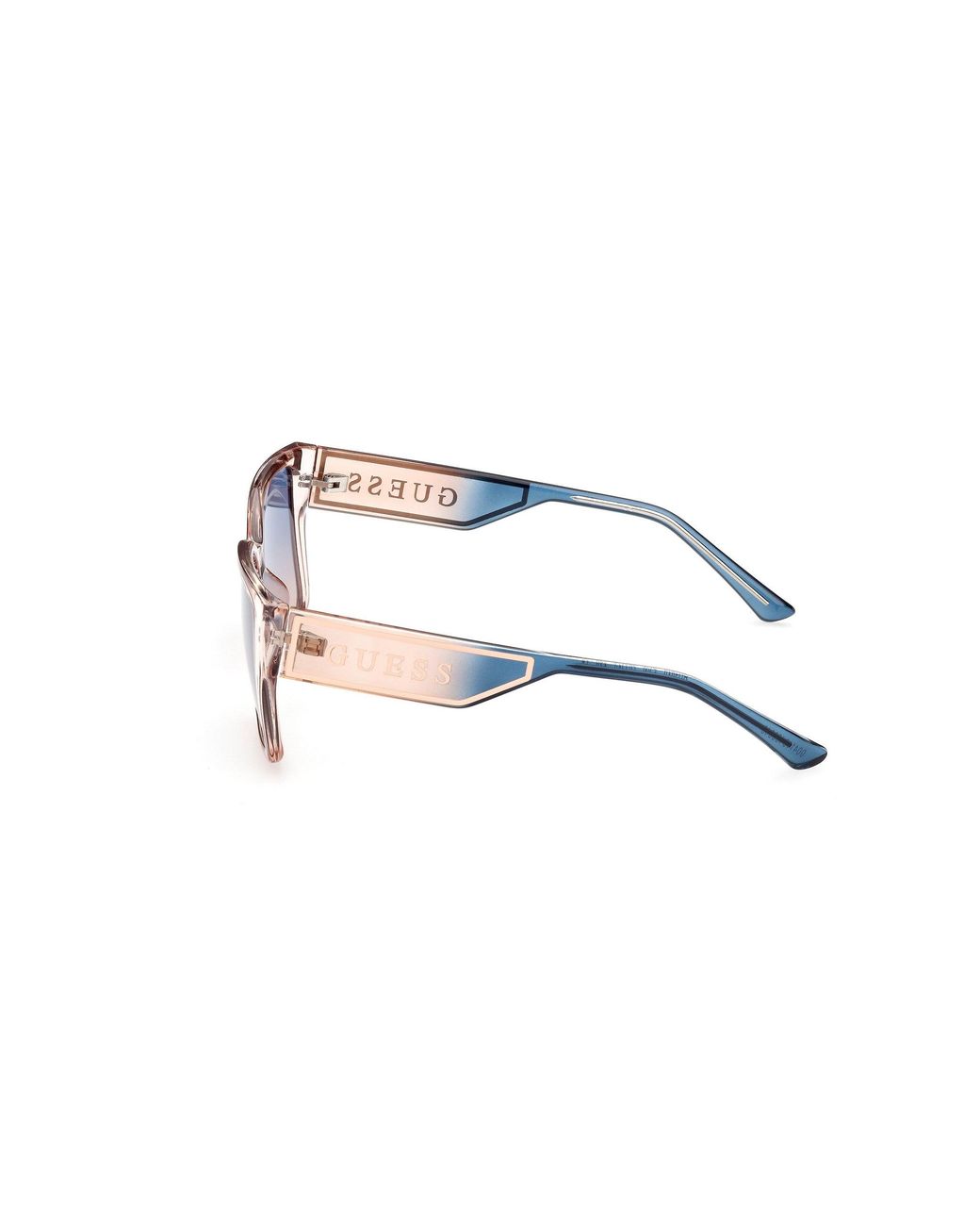 Guess Black Gu7818 57W Sunglasses Injected Squared Normal Shaded