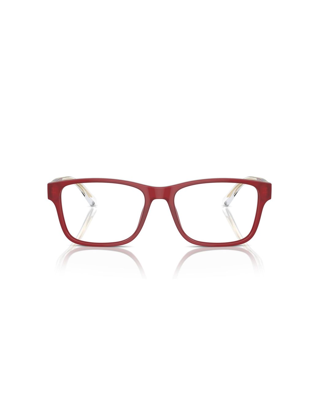 Emporio Armani Black Ea3239 6093 Optical Frames Acetate Transparent Squared Normal for men