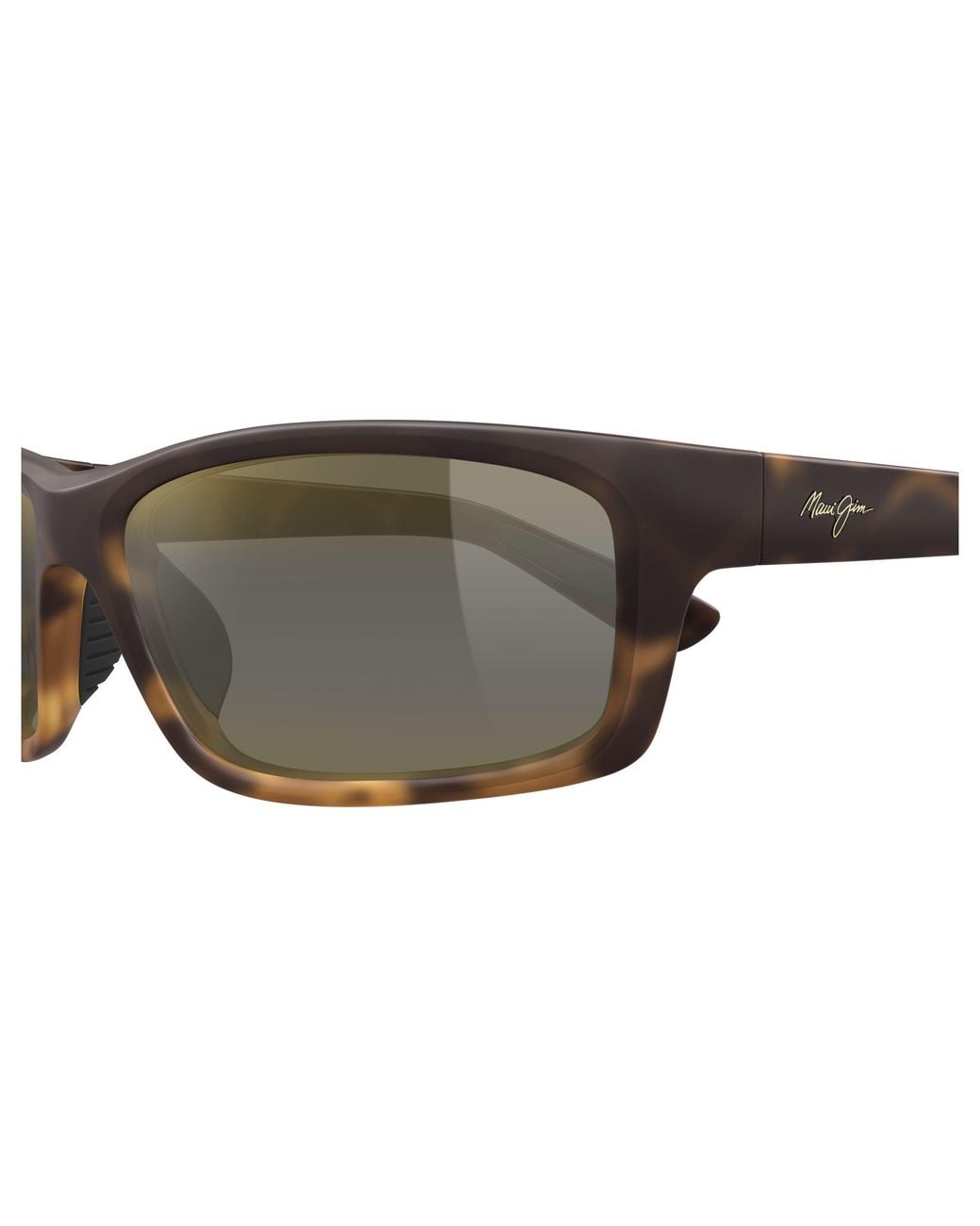 Maui Jim Black Mj0766S 003 Occhiali Da Sole Iniettato Bronzo Squadrata