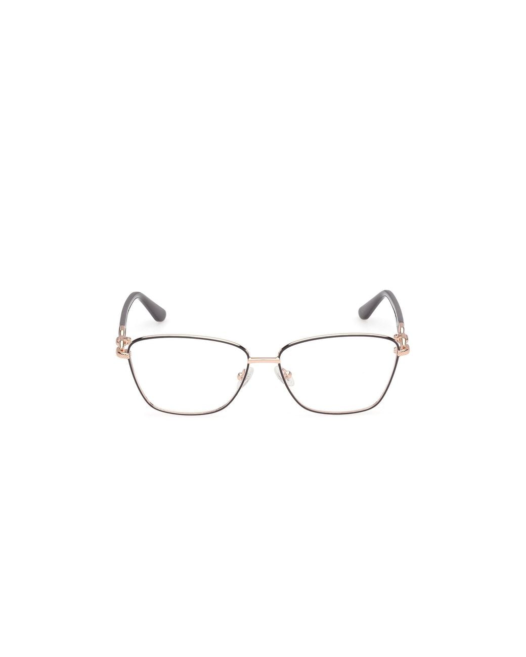 Guess Black Gu50179 020 Optical Frames Metal Squared Normal