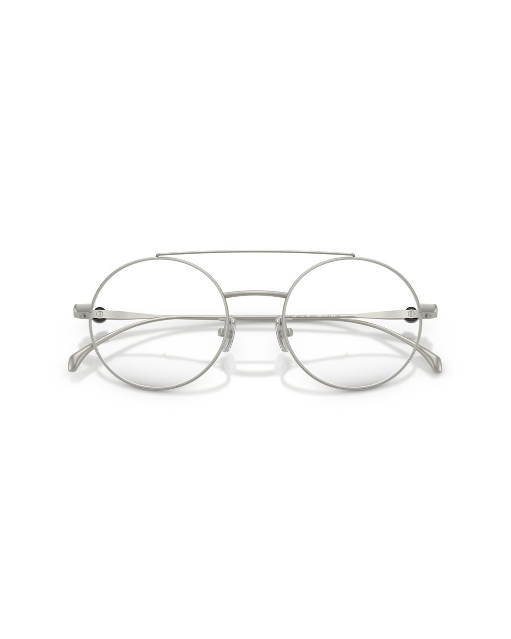 Moncler Black Me1019T 1004 Optical Frames Titanium Transparent Round Normal