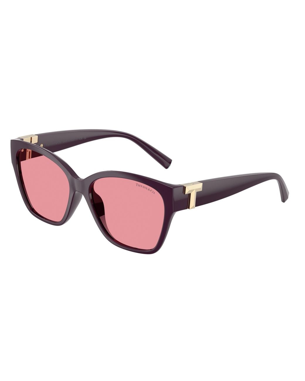 Tiffany & Co Black Tf4254U 84279L Sunglasses Injected Squared Mirror