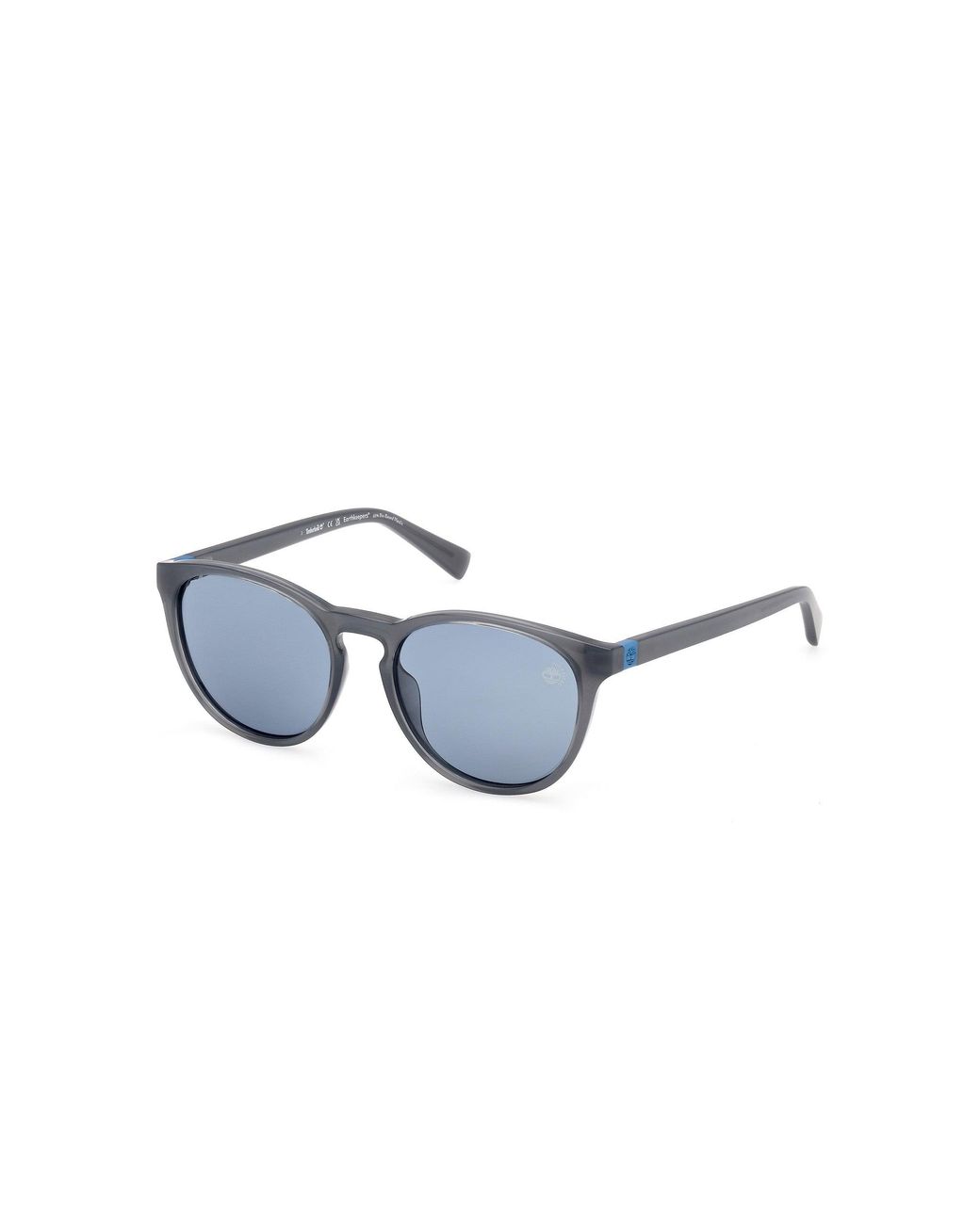 Timberland Black Tb00049 20D Sunglasses Injected Smoke Round Polarized