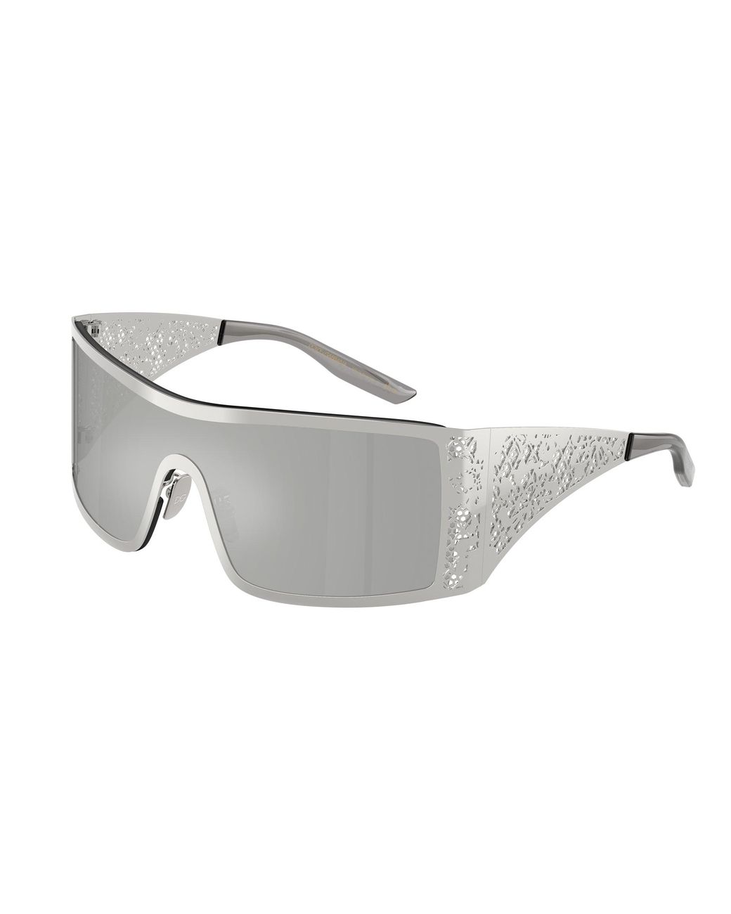 Dolce & Gabbana Black Dg2317 05/8V Sunglasses Metal Squared Mirrored