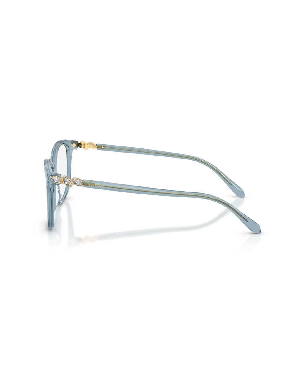 Swarovski Black Sk2069 1108 Optical Frames Acetate Transparent Pantos Normal