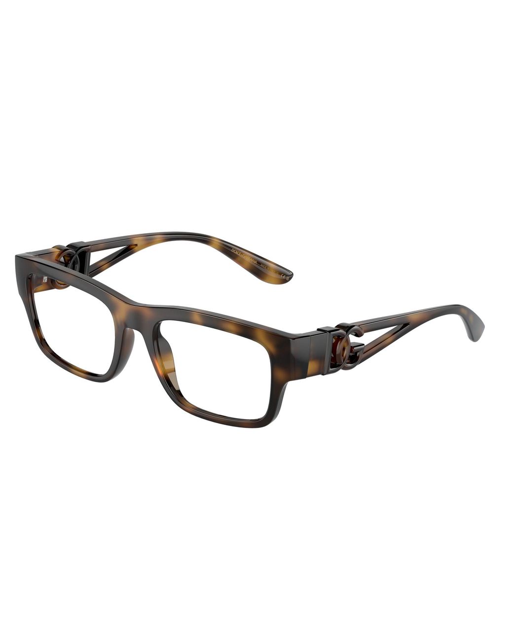 Dolce & Gabbana Black Dg5110 502 Optical Frames Injected Transparent Squared Normal