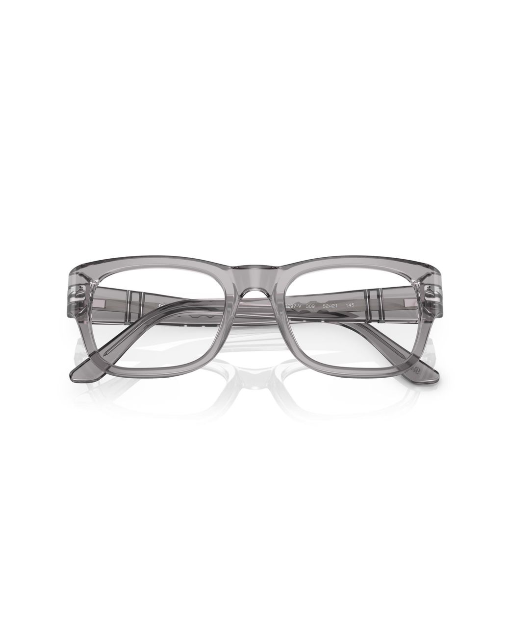 Persol Black Po3297V 309 Optical Frames Acetate Transparent Squared Normal