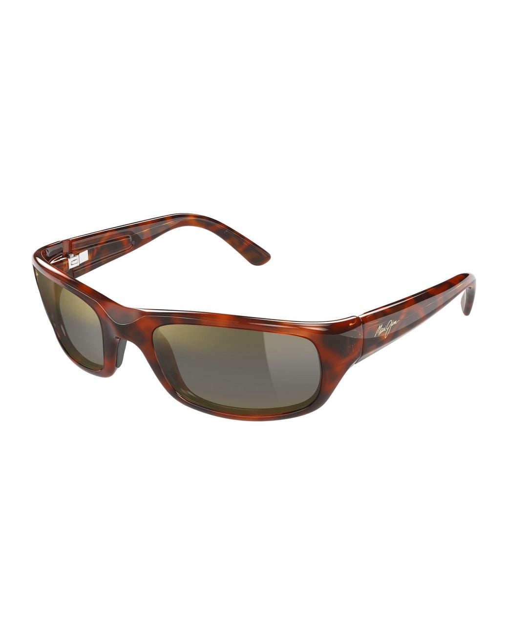 Maui Jim Black Mj0103S 002 Occhiali Da Sole Iniettato Bronzo Squadrata