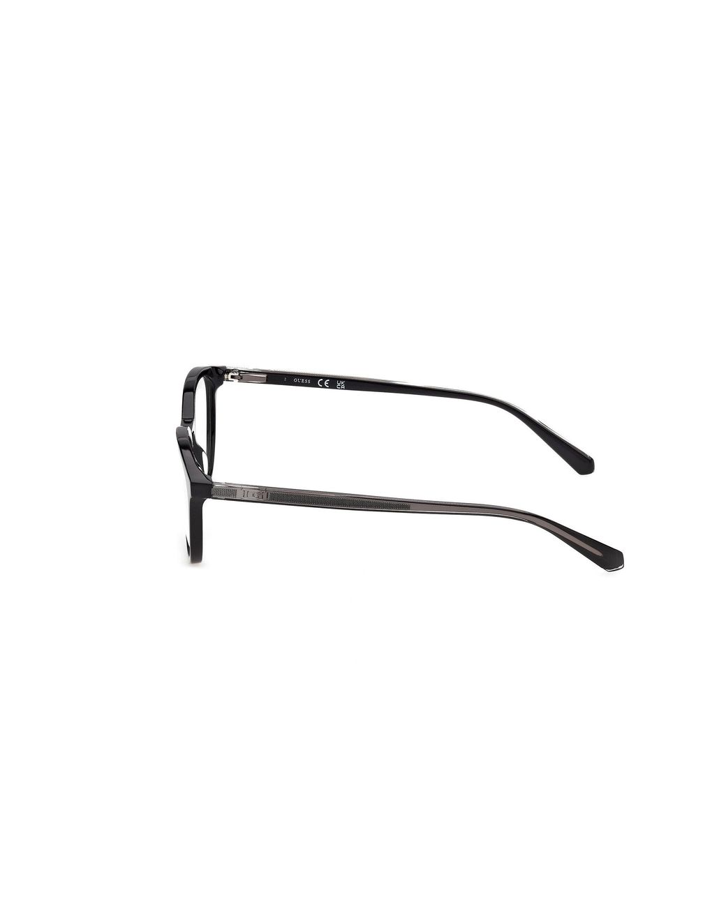Guess Black Gu50390 1 Optical Frames Acetate Round Normal for men