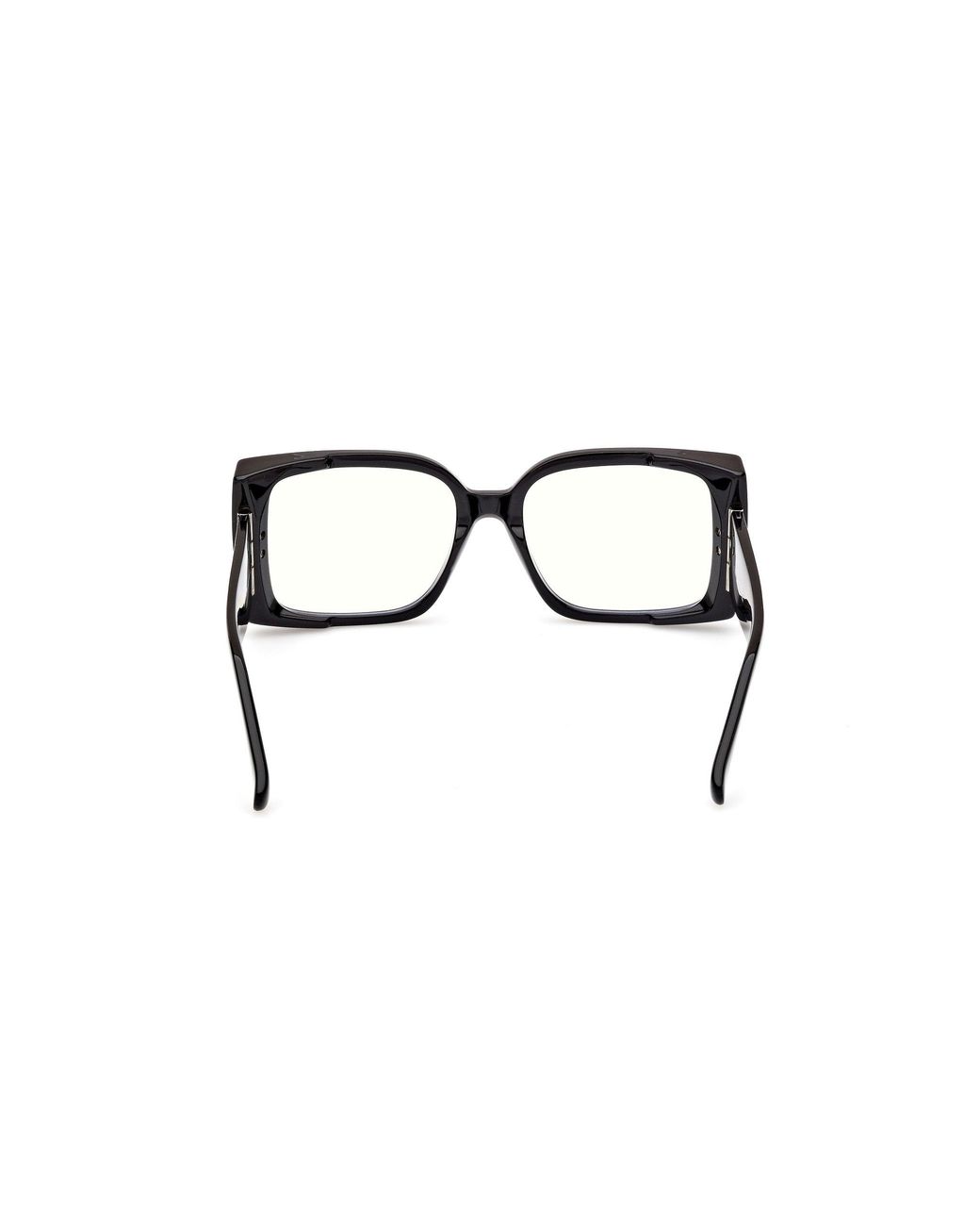 Max Mara Black Mm5173-B 001 Optical Frames Acetate Squared Normal