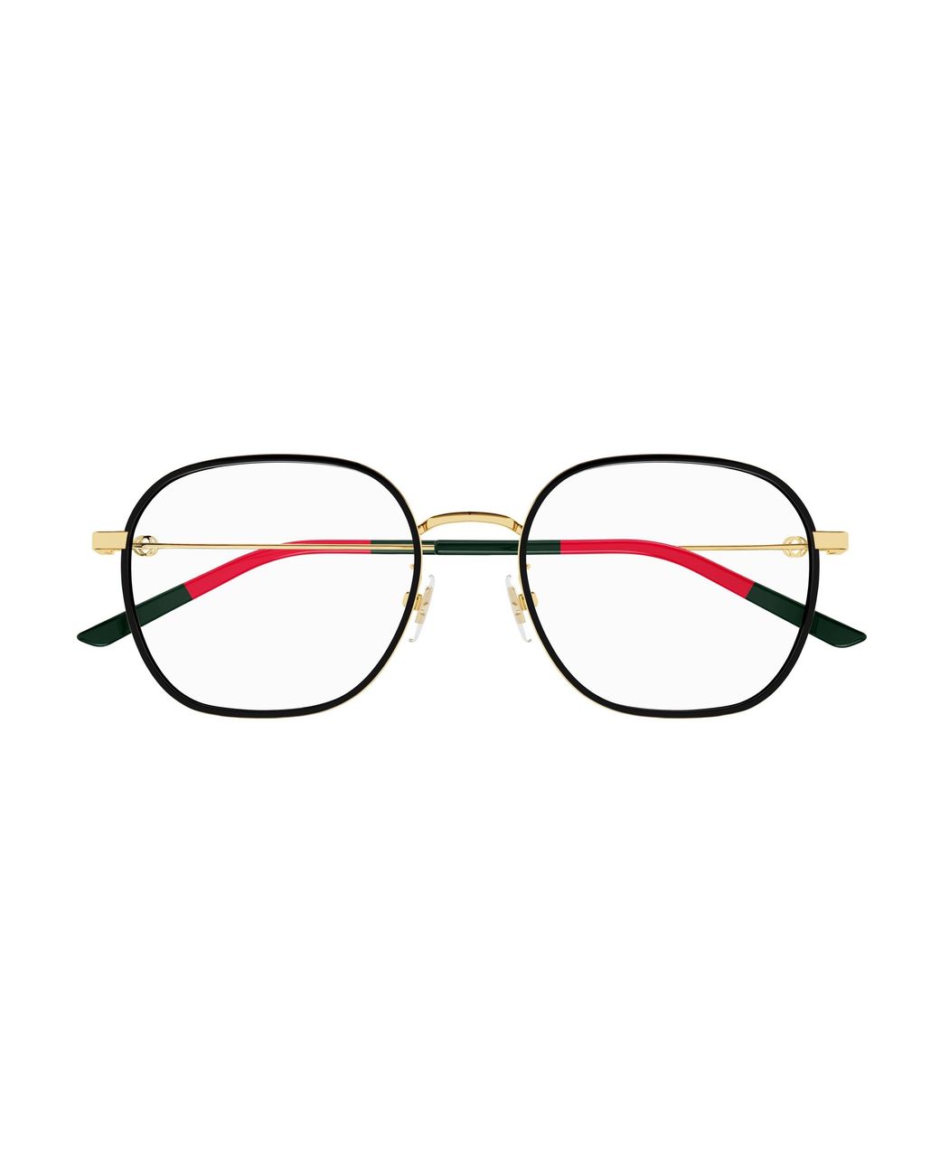 Gucci Black Gg1198Oa 001 Optical Frames Metal Squared