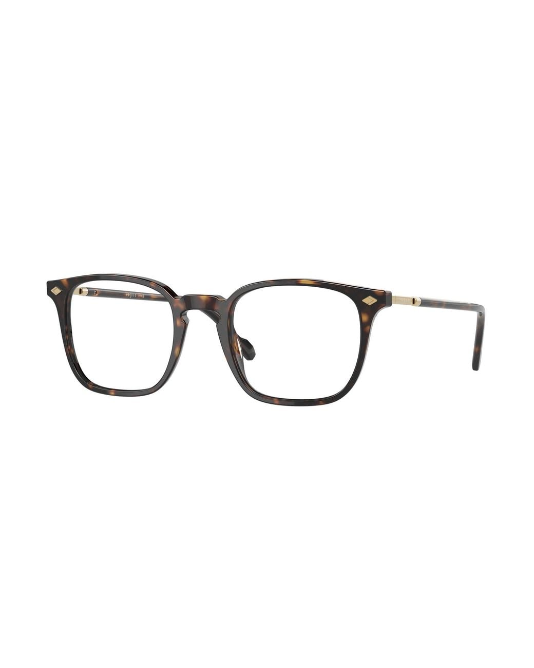 Vogue Eyewear Black Vo5433 W656 Optical Frames Acetate Transparent Pillow Normal for men