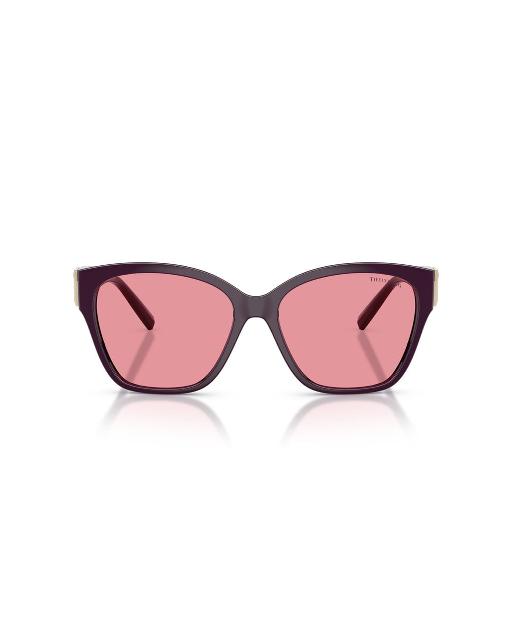 Tiffany & Co Black Tf4254U 84279L Sunglasses Injected Squared Mirror