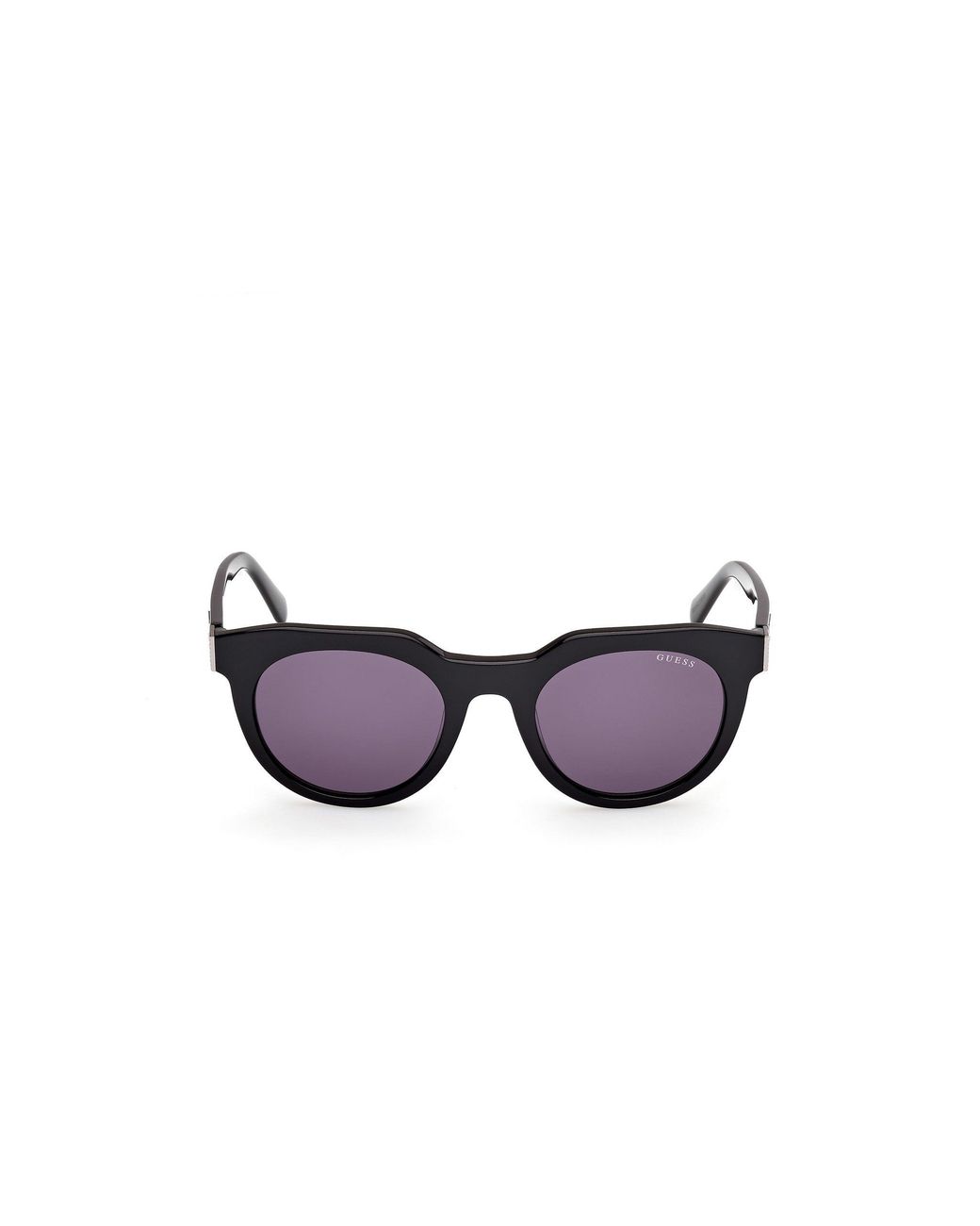 Guess Black Gu00214 01A Sunglasses Acetate Smoke Round Normal for men
